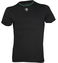 Picture of Panther Staffel T-Shirt schwarz mit grünem Kragen